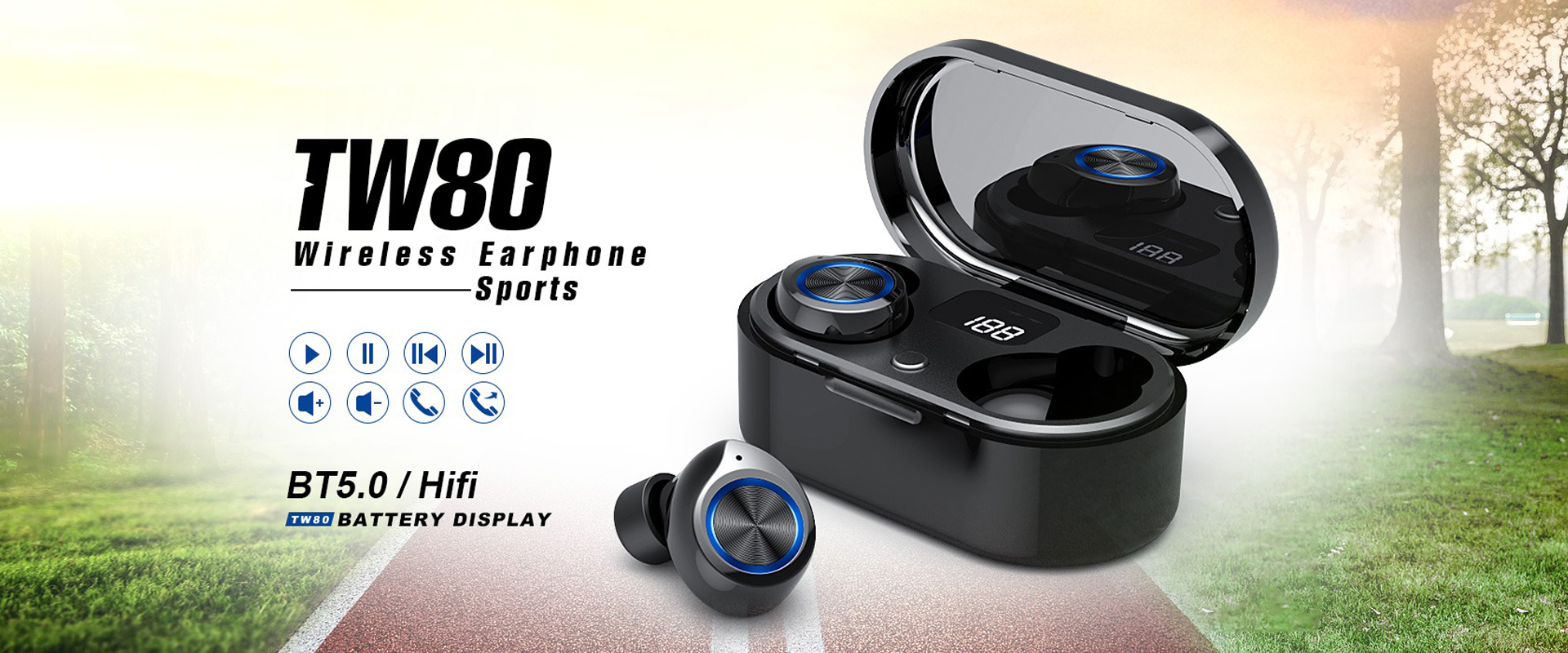 Tw80 earbuds hot sale